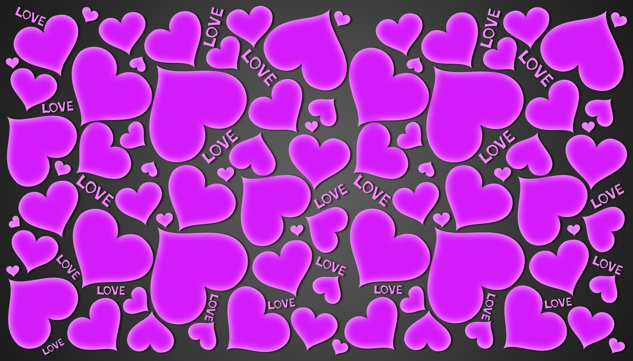 iPhone Wallpaper 3d Hearts by Michelle Mabelle on Dribbble