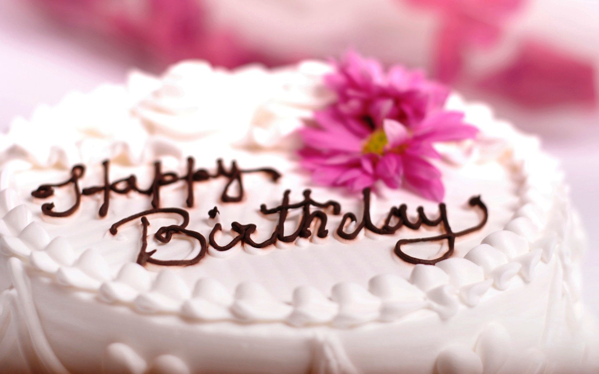 Happy Birthday chocolate cream written cake - New hd ...Happy Birthday Swee...