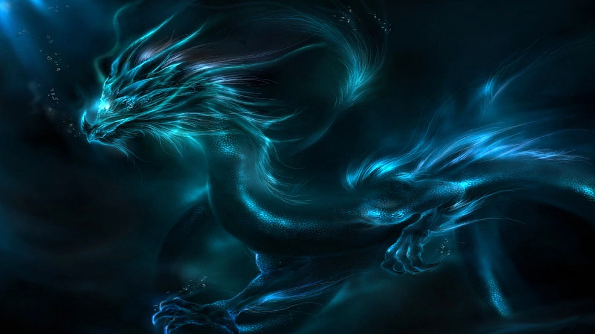 Blue Dragon Wallpaper  Abstract HD Wallpapers  Dragon pictures Mythical  creatures Ice dragon
