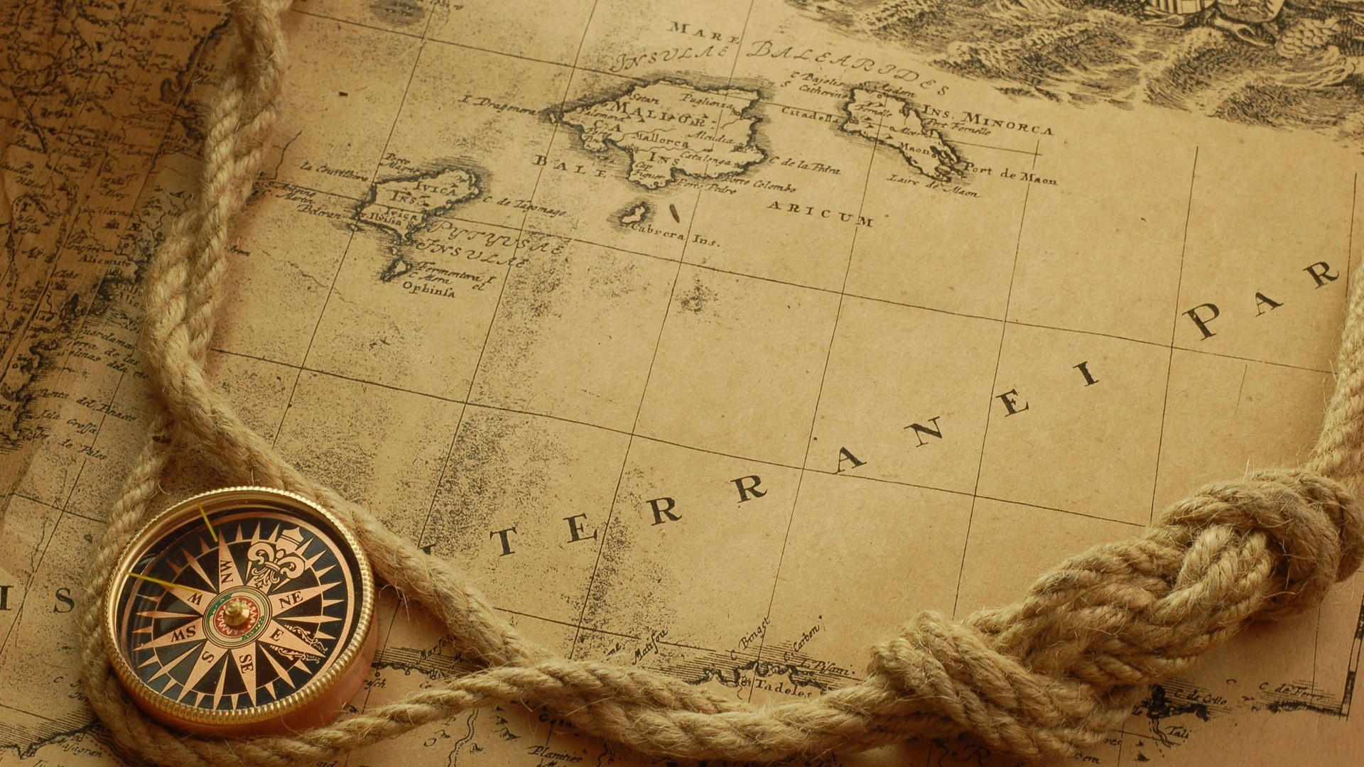 retro wallpaper compass. Â«Â« 1920x1080